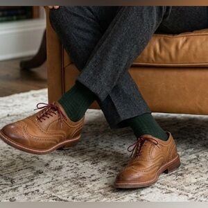 Allen Edmonds Neumok 2.0. 
Elegant Tan Leather Oxfords